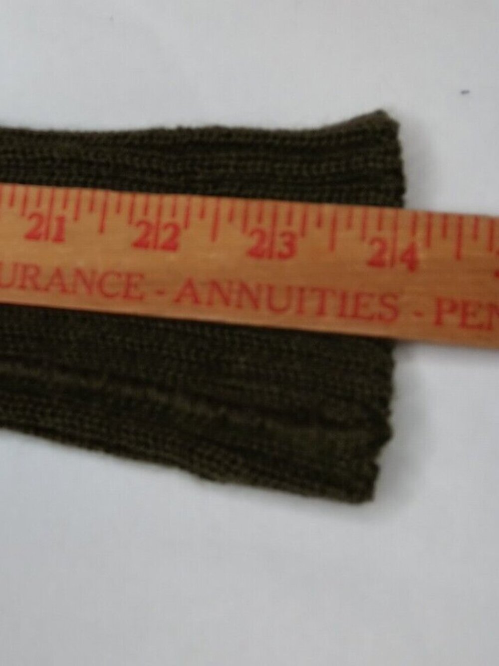 Jersey Mans Heavy Sweater Unisex Size 4 Ribbed Knit Military Police Army Green - Picture 14 of 14